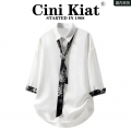 Cini Kiat Camisa de Mangas de Sete