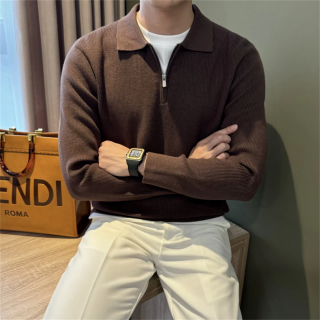 Camisa Semi-Zipper Suéter 2025